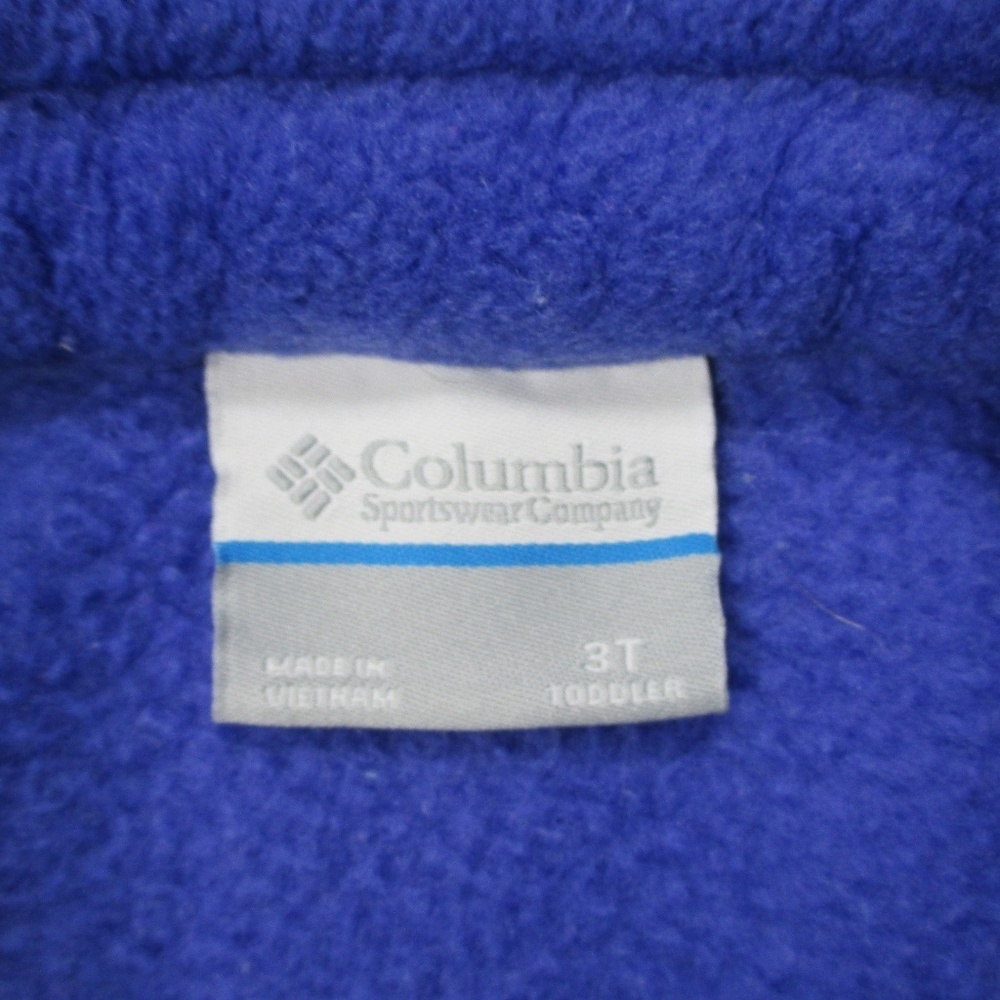 COLUMBIA Girls Fleece Jacket Size 3T - Picture 5 of 6